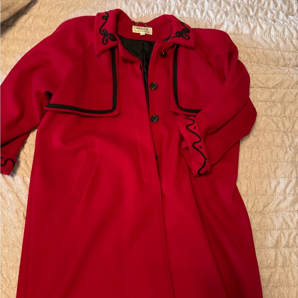 Red trenchcoat